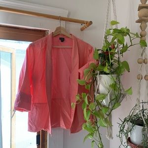 EILEEN FISHER Chic Lightweight 100% Silk Jacket